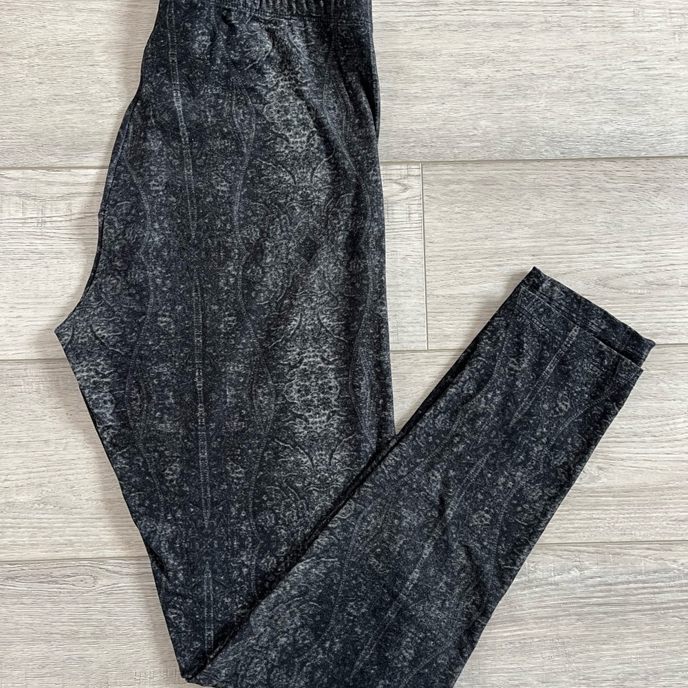 Ardene Charcoal Marbled Active Leggings